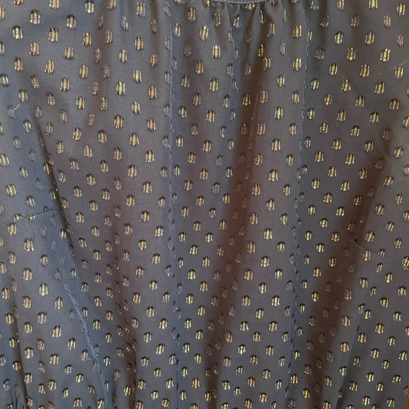 J. Crew Navy Dress with Metallic Details - Picture 5 of 6